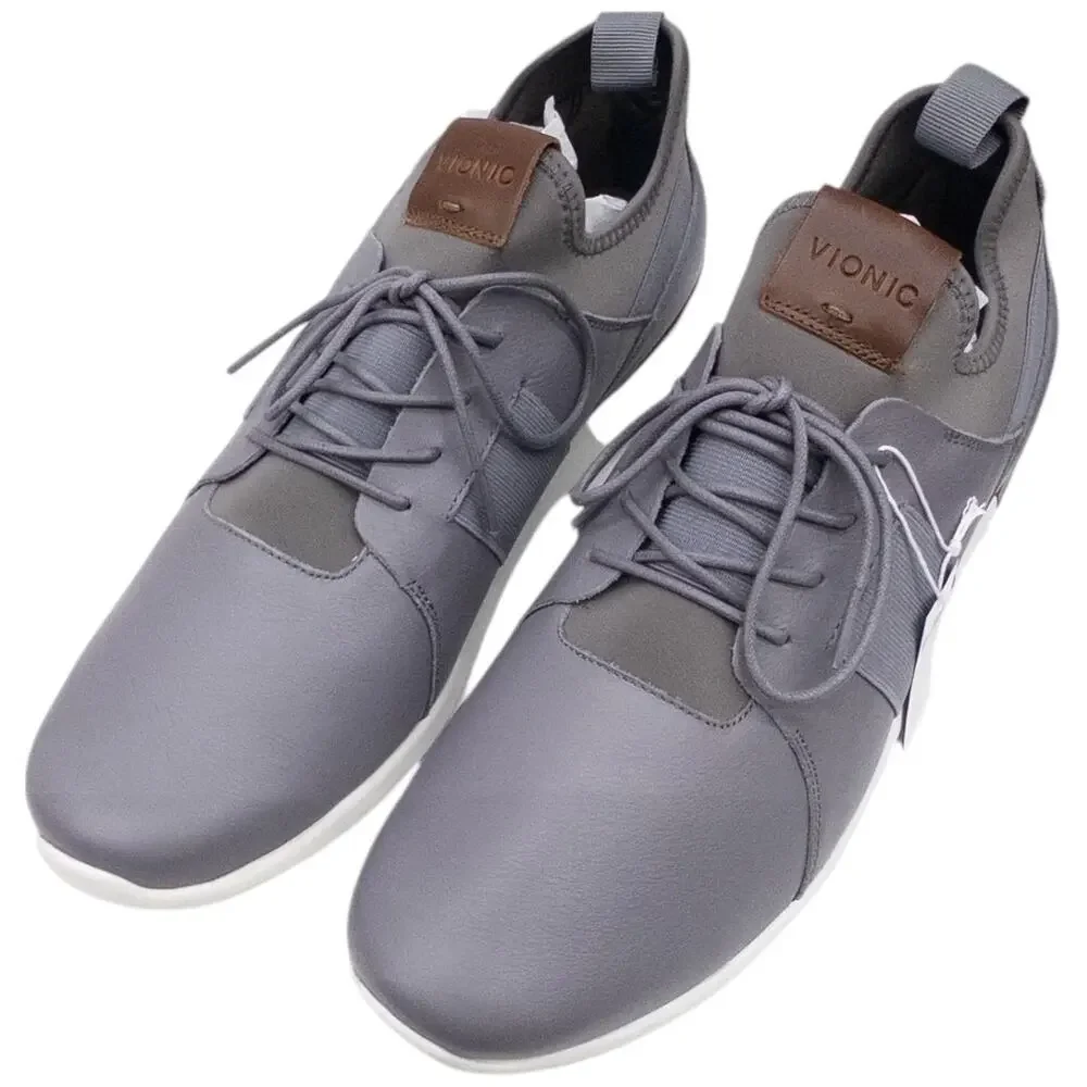 Vionic Men's Walking Sneaker Shoes Size 14 Gray Bond Caleb